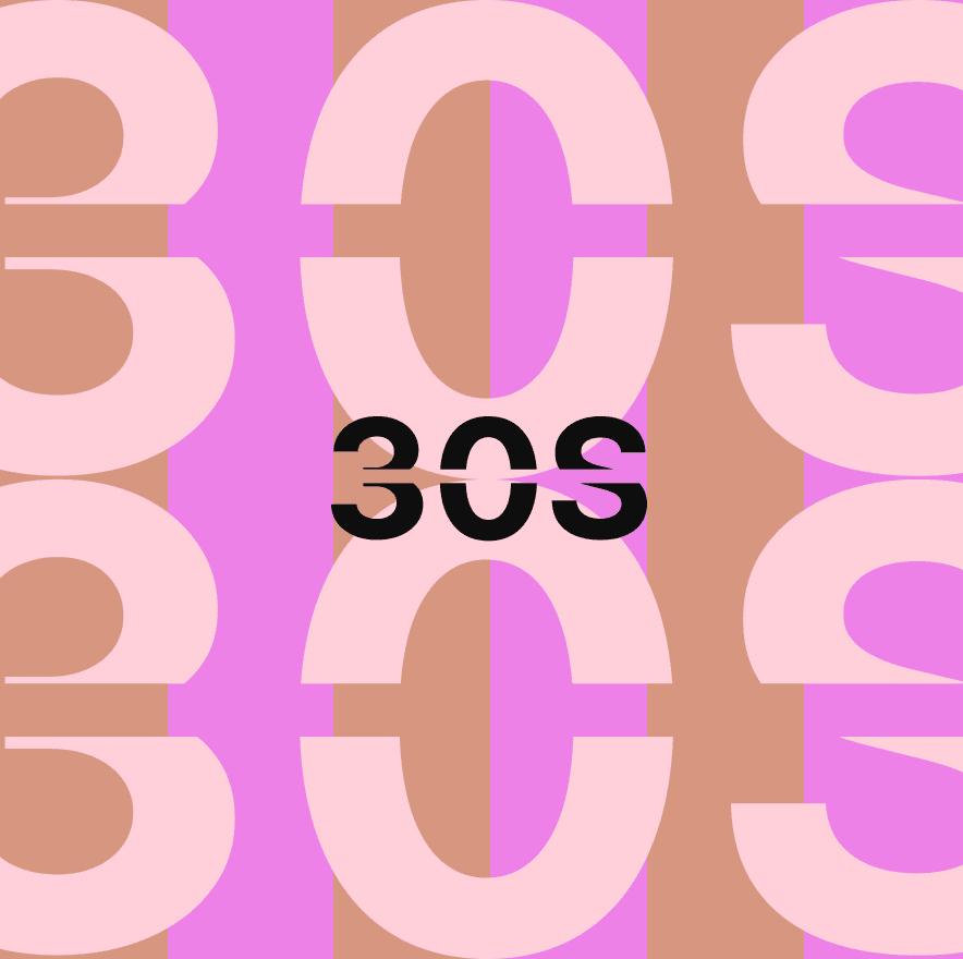 30S pattern, pink and magenta