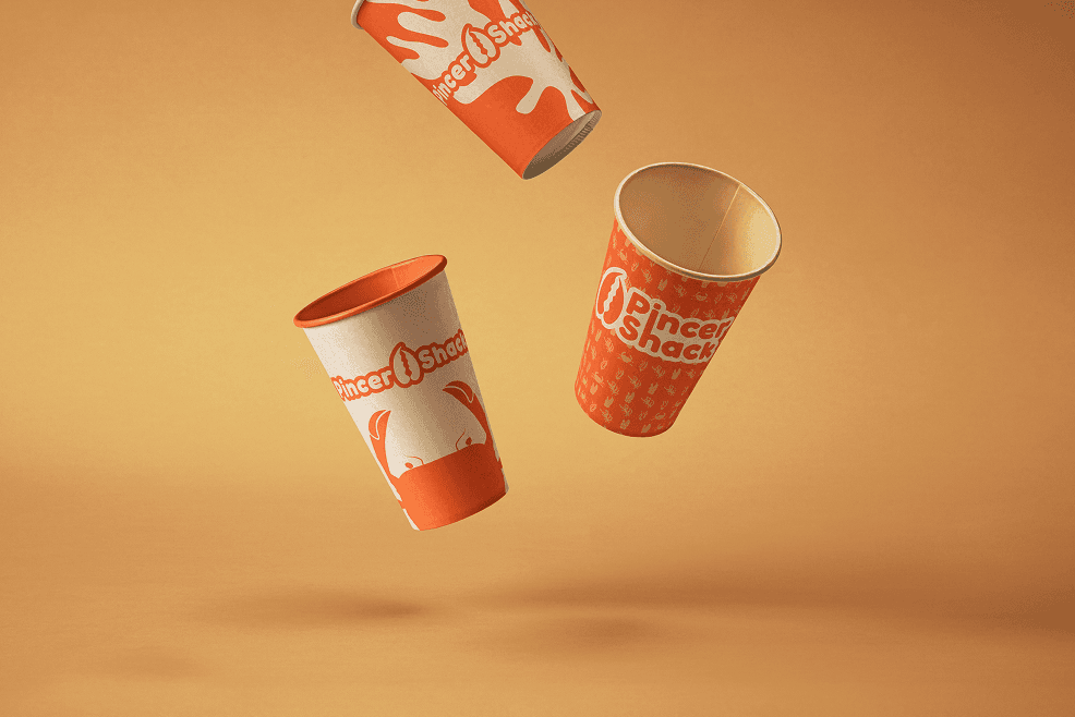 Branded paper cups
